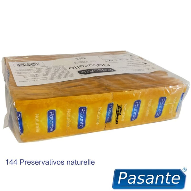 PASANTE - PRÉSERVATIFS NATURELLE SAC 144 UNITÉS by PASANTE