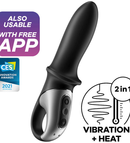 SATISFYER - APPLICATION DE VIBRATEUR ANAL HOT PASSION NOIR by SATISFYER CONNECT