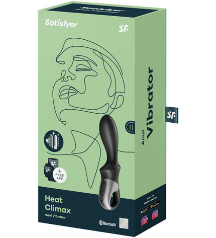 SATISFYER - APPLICATION VIBRATEUR ANAL HEAT CLIMAX NOIR by SATISFYER CONNECT