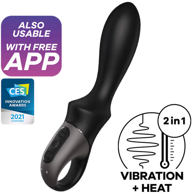 SATISFYER - APPLICATION VIBRATEUR ANAL HEAT CLIMAX NOIR by SATISFYER CONNECT