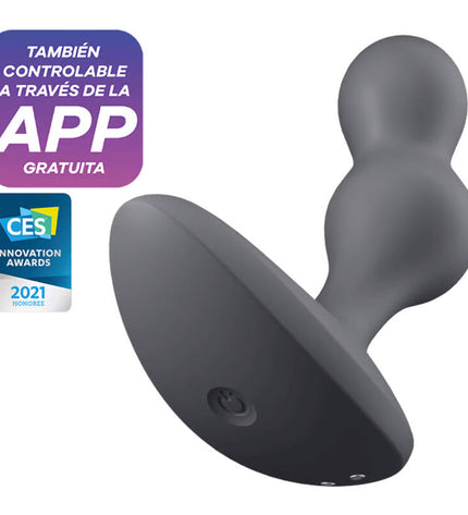 SATISFYER - APPLICATION DE PLUG VIBRANT DEEP DIVER GRIS by SATISFYER CONNECT