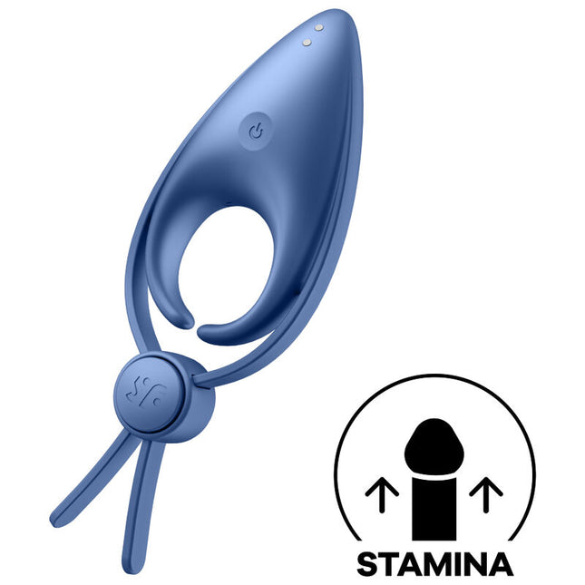 SATISFYER - VIBRATEUR ANNEAU SNIPER BLEU by SATISFYER RING