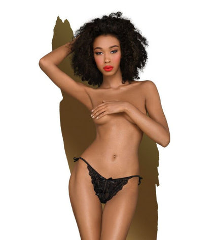 PENTHOUSE - TROP CHAUD POUR ÊTRE VRAI THONG NOIR S/M by PENTHOUSE THONG