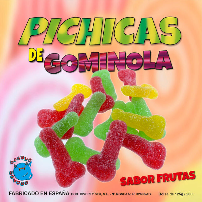 DIABLO GOLOSO - PICHITAS GUMMINOL AUX FRUITS AVEC SUCRE by DIABLO GOLOSO