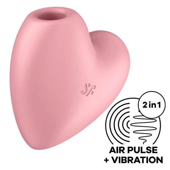 SATISFYER - CUTIE HEART STIMULATEUR ET VIBRATEUR DE PULSE D'AIR BLEU by SATISFYER AIR PULSE