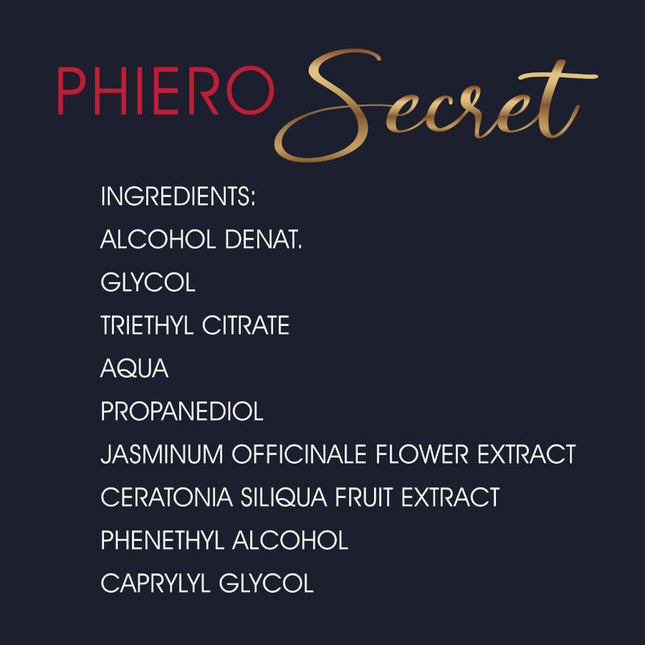 500 COSMETICS - PHIERO SECRET COMBINAISON NATURELLE SANS ODEUR D''HORMONES SEXUELLES FÉMININES 15 ML by 500COSMETICS