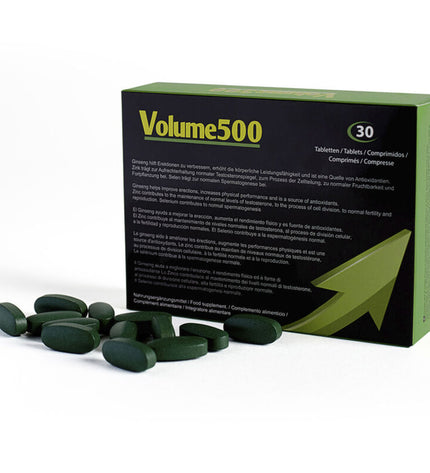500 COSMETICS - LE VOLUME 500 AUGMENTE LA QUANTITÉ ET LA QUALITÉ DU SPERME - Concombre Boutique
