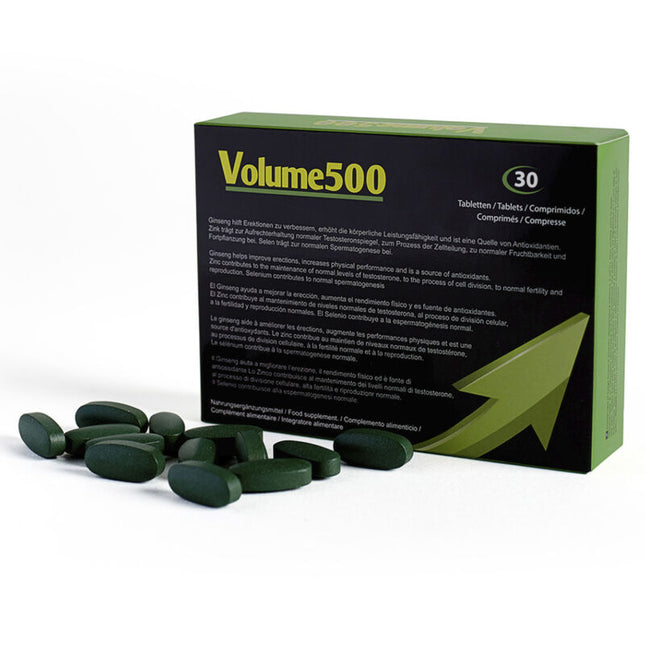 500 COSMETICS - LE VOLUME 500 AUGMENTE LA QUANTITÉ ET LA QUALITÉ DU SPERME - Concombre Boutique