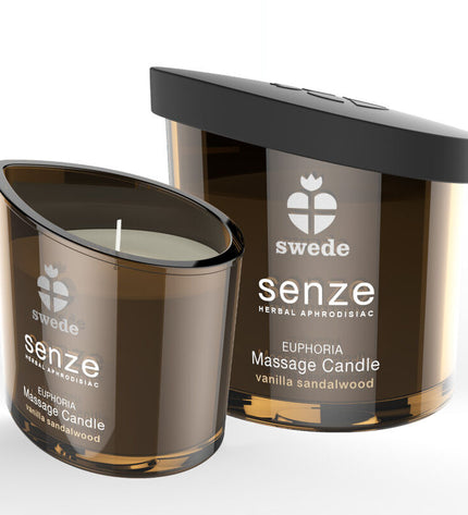 SWEDE - BOUGIE DE MASSAGE SENZE EUPHORIA - VANILLE, BOIS DE SANTAL by SWEDE