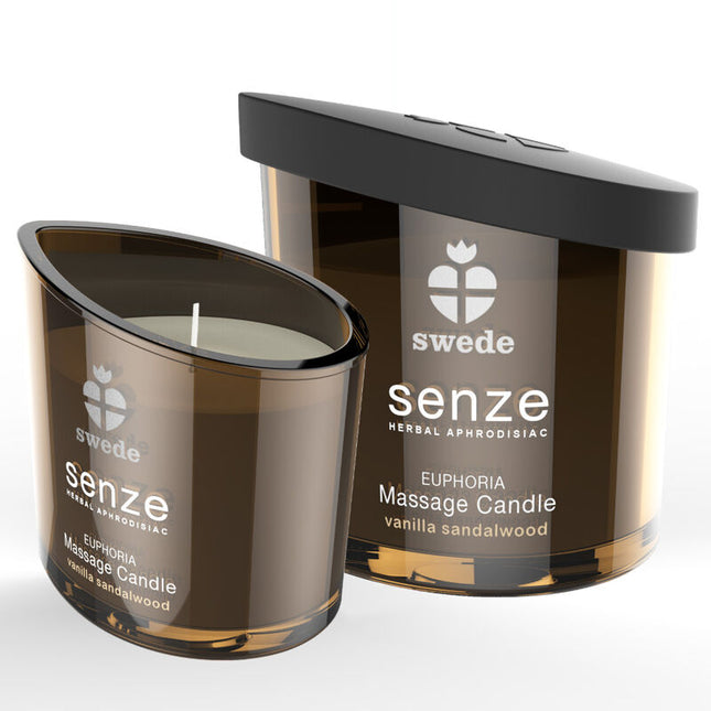 SWEDE - BOUGIE DE MASSAGE SENZE EUPHORIA - VANILLE, BOIS DE SANTAL by SWEDE