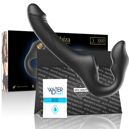 IBIZA - VIBRATEUR SANS SANGLE TÉLÉCOMMANDE 3 MOTEURS 1000 COMBINAISONS. by IBIZA TECHNOLOGY