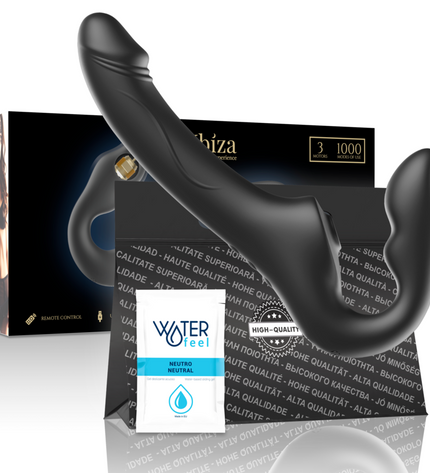 IBIZA - VIBRATEUR SANS SANGLE TÉLÉCOMMANDE 3 MOTEURS 1000 COMBINAISONS. by IBIZA TECHNOLOGY