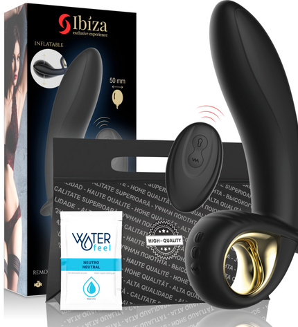 IBIZA - VIBRATEUR ANAL/VAGINAL GONFLABLE PUISSANT TÉLÉCOMMANDE by IBIZA TECHNOLOGY