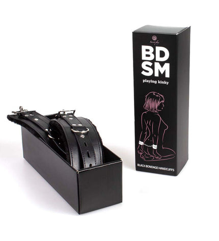 SECRETPLAY - MENOTTES DE BONDAGE NOIRES COLLECTION BDSM by SECRETPLAY 100% FETISH
