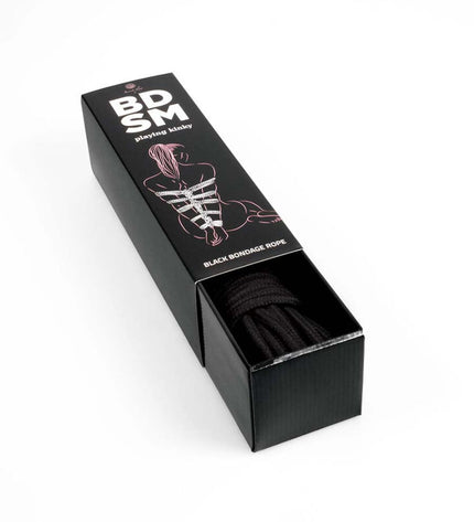 SECRETPLAY - CORDE DE BONDAGE NOIRE COLLECTION BDSM by SECRETPLAY 100% FETISH