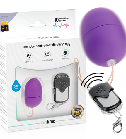 ONLINE - OEUF VIBRANT TÉLÉCOMMANDE S LILAS by ONLINE