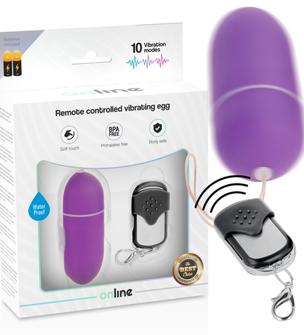 ONLINE - OEUF VIBRANT TÉLÉCOMMANDE L LILAS by ONLINE