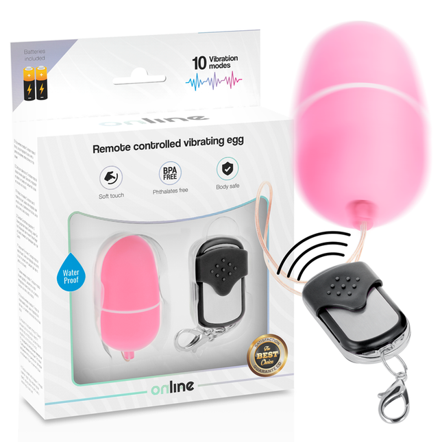 ONLINE - OEUF VIBRANT TÉLÉCOMMANDE M ROSE by ONLINE
