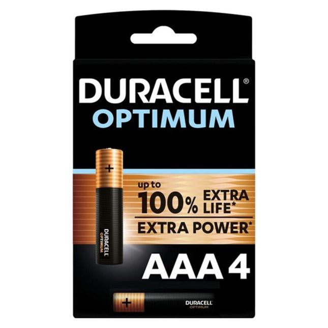 DURACELL - PILE ALCALINE OPTIMUM 200 AAA LR03 4 UNIT? by DURACELL