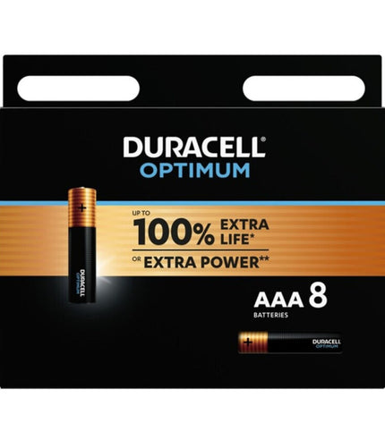 DURACELL - PILE ALCALINE OPTIMUM AAA LR03 8 UNIT? by DURACELL