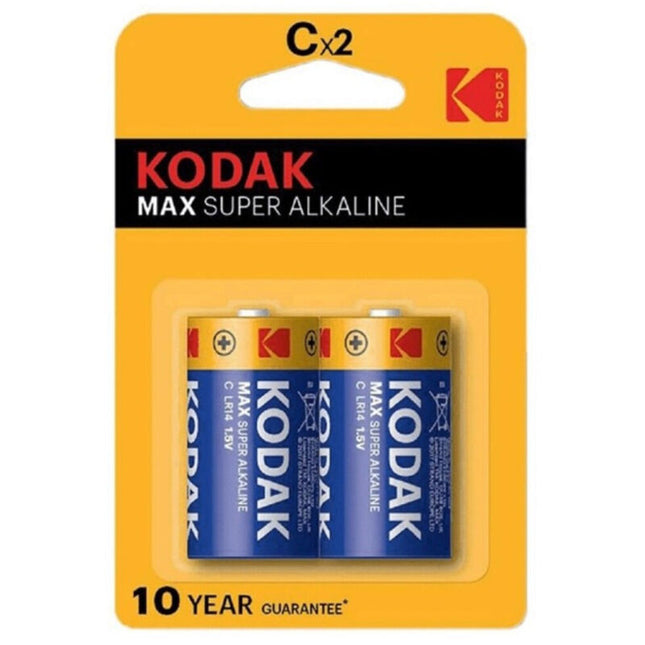 KODAK - PILE ALCALINE MAX C LR14 2 UNITÉ by KODAK