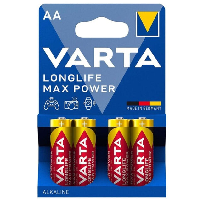 VARTA - MAX POWER PILE ALCALINE AA LR6 4 UNITÉ by VARTA