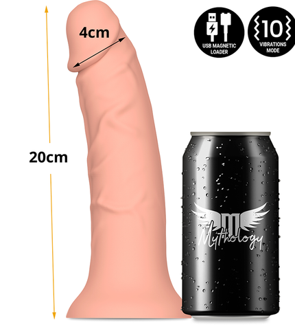 MYTHOLOGY - ASHER ORIGINAL DILDO M - VIBRATEUR COMPATIBLE AVEC LA TECHNOLOGIE SANS FIL WATCHME by MYTHOLOGY FANTASY DILDO