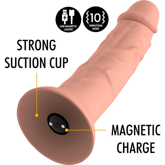 MYTHOLOGY - ASHER ORIGINAL DILDO M - VIBRATEUR COMPATIBLE AVEC LA TECHNOLOGIE SANS FIL WATCHME by MYTHOLOGY FANTASY DILDO