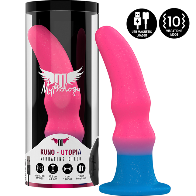 MYTHOLOGY - KUNO UTOPIA DILDO M - VIBRATEUR COMPATIBLE AVEC LA TECHNOLOGIE SANS FIL WATCHME by MYTHOLOGY FANTASY DILDO