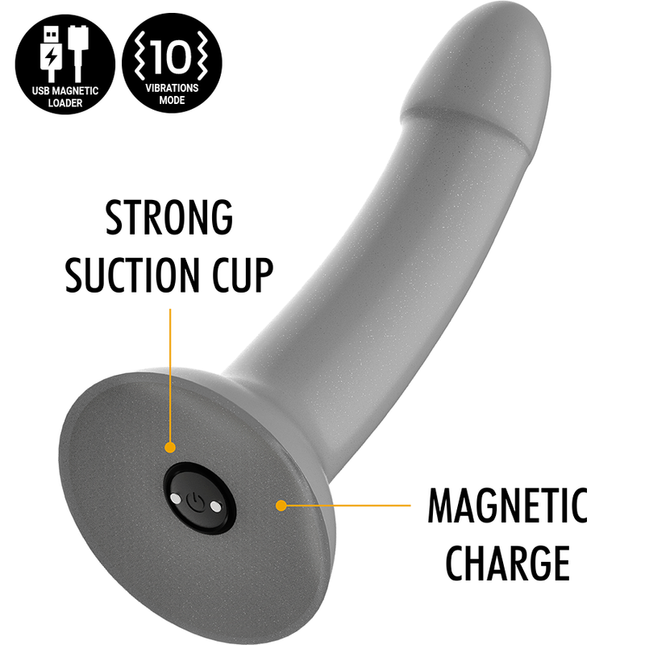 MYTHOLOGY - RUNE MAJESTIC DILDO S - VIBRATEUR WATCHME TECHNOLOGIE SANS FIL COMPATIBLE by MYTHOLOGY FANTASY DILDO