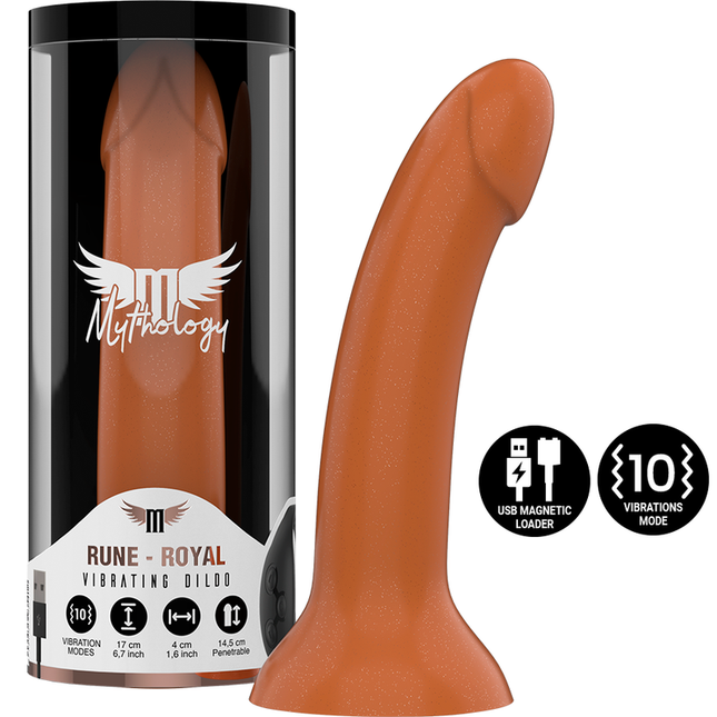 MYTHOLOGY - RUNE ROYAL DILDO M - VIBRATEUR WATCHME TECHNOLOGIE SANS FIL COMPATIBLE by MYTHOLOGY FANTASY DILDO