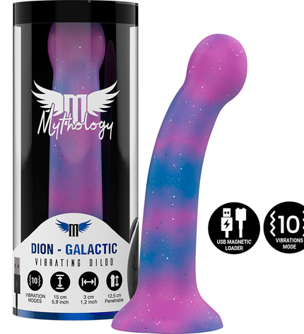MYTHOLOGY - DION GALACTIC DILDO S - VIBRATEUR WATCHME TECHNOLOGIE SANS FIL COMPATIBLE by MYTHOLOGY FANTASY DILDO