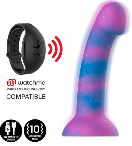 MYTHOLOGY - DION GALACTIC DILDO M - VIBRATEUR WATCHME TECHNOLOGIE SANS FIL COMPATIBLE by MYTHOLOGY FANTASY DILDO