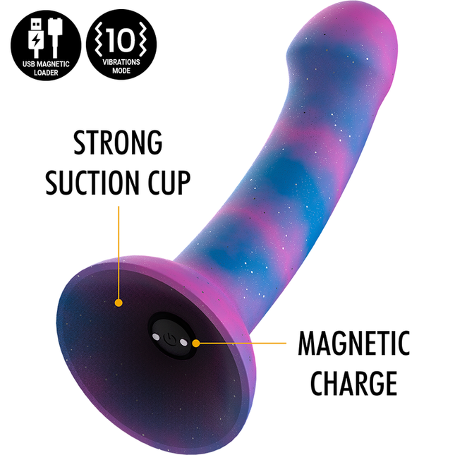 MYTHOLOGY - DION GALACTIC DILDO M - VIBRATEUR WATCHME TECHNOLOGIE SANS FIL COMPATIBLE by MYTHOLOGY FANTASY DILDO