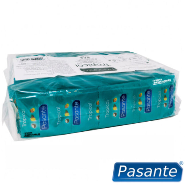 PASANTE - PRÉSERVATIFS TROPICAL SAC 144 UNITÉS by PASANTE