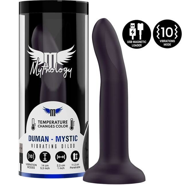 MYTHOLOGY DUMAN MYSTIC DILDO S - VIBRATEUR WATCHME TECHNOLOGIE SANS FIL COMPATIBLE by MYTHOLOGY FANTASY DILDO