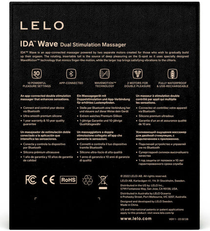 LELO - MASSEUR POUR COUPLES CORAIL LELO - IDA WAVE by LELO