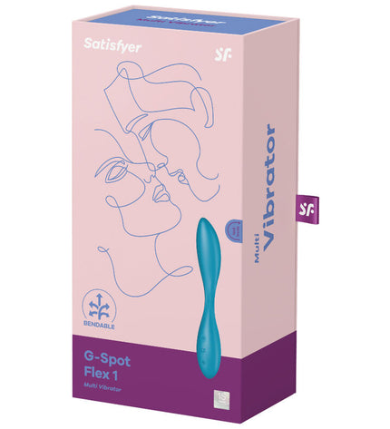 SATISFYER - VIBRATEUR MULTI G-SPOT FLEX 1 BLEU by SATISFYER VIBRATOR