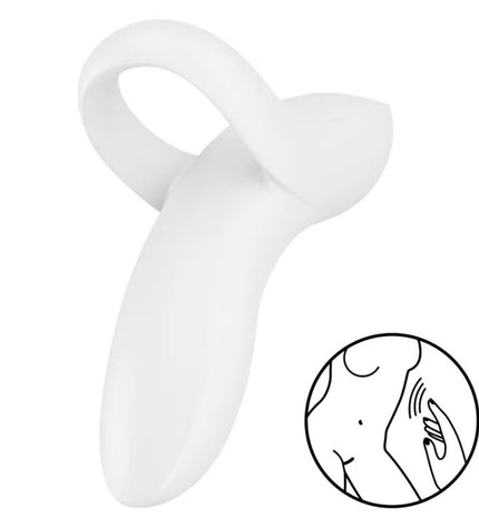 SATISFYER - VIBRATEUR DOIGTS BOLD LOVER BLANC by SATISFYER VIBRATOR