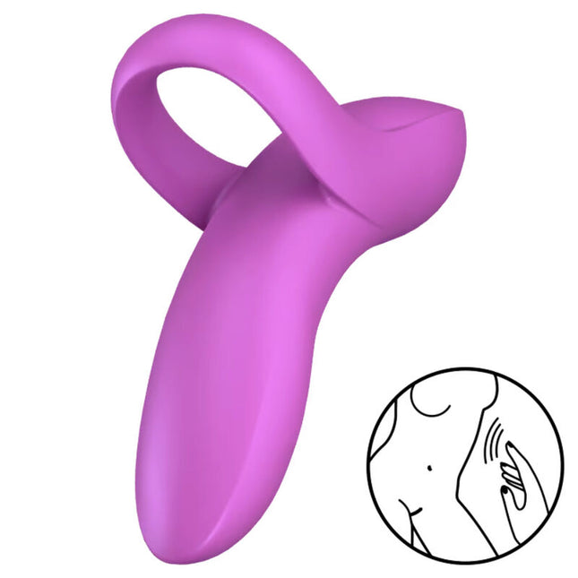 SATISFYER - VIBRATEUR DOIGTS BOLD LOVER BLANC by SATISFYER VIBRATOR