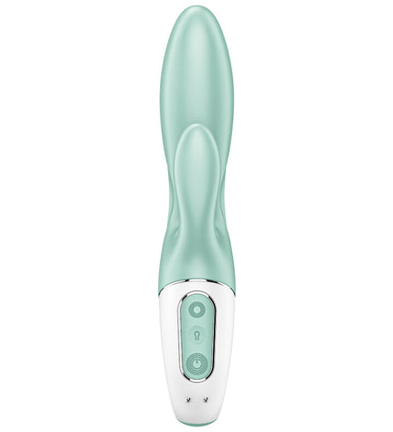 SATISFYER - AIR PUMP BUNNY 5+ APPLICATION GONFLABLE LAPIN VIBRATEUR VERT by SATISFYER CONNECT
