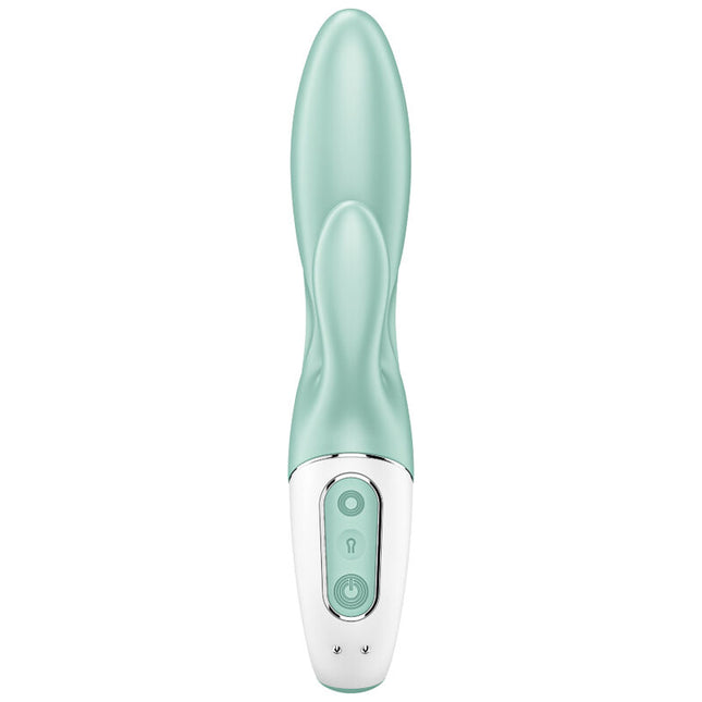 SATISFYER - AIR PUMP BUNNY 5+ APPLICATION GONFLABLE LAPIN VIBRATEUR VERT by SATISFYER CONNECT