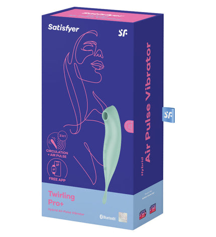 SATISFYER - APPLICATION DE STIMULATEUR ET VIBRATEUR TWIRLING PRO+ ROUGE by SATISFYER CONNECT