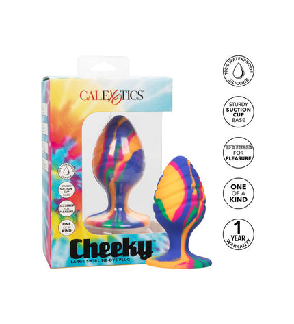 CALEXOTICS - CHEEKY GRANDE SWIRL PLUG ANAL by CALEXOTICS