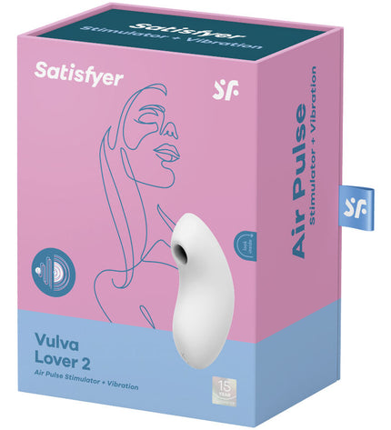 SATISFYER - STIMULATEUR ET VIBRATEUR VULVA LOVER 2 AIR PULSE BLEU by SATISFYER AIR PULSE