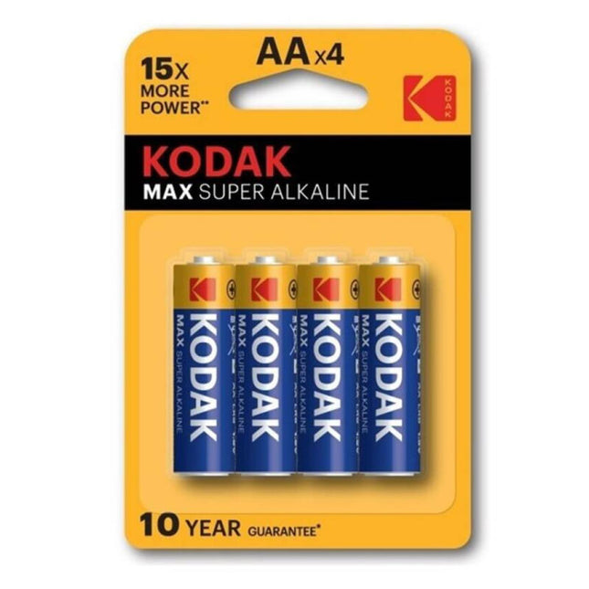 KODAK - PILES ALCALINES MAX AA LR6 * 4 by KODAK