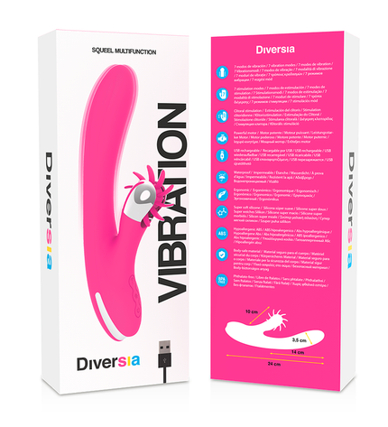 DIVERSIA - LAPIN VIBRANT 24 CM by DIVERSIA