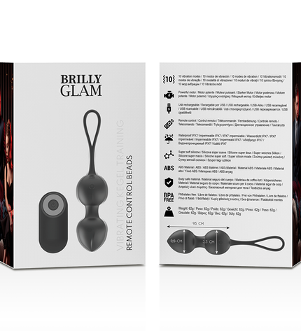 BRILLY GLAM - PERLES DE KEGEL VIBRANTES TÉLÉCOMMANDE by BRILLY GLAM