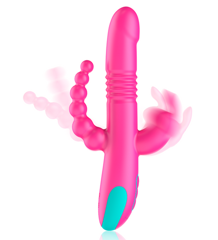 HAPPY LOKY - DONALD TRIPLE STIMULATION : ANALE, POINT G ET CLITORIS + TÉLÉCOMMANDE WATCHME by HAPPY LOKY