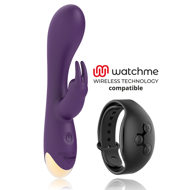 TREASURE - LAURENCE VIBROMASSEUR RABBIT + TÉLÉCOMMANDE WATCHME by TREASURE